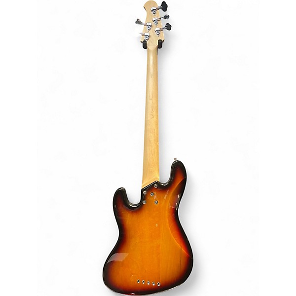 Used Lakland 55-60 Skyline Custom 5 String Sunburst Electric Bass Guitar