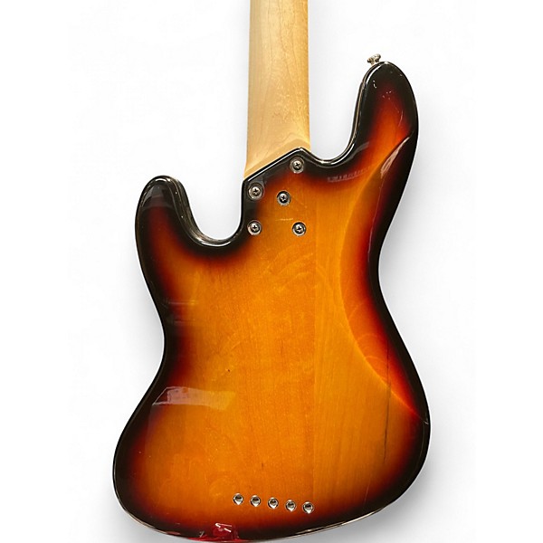 Used Lakland 55-60 Skyline Custom 5 String Sunburst Electric Bass Guitar