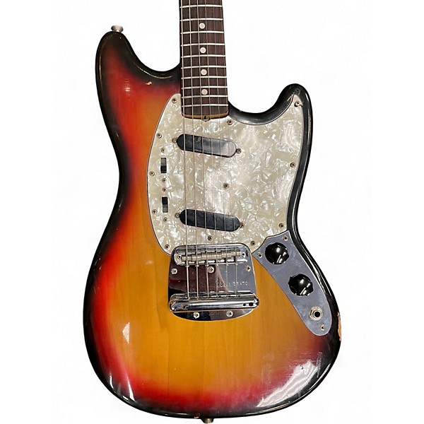 Vintage 1972 Fender Fender Mustang 3 Tone Sunburst Solid