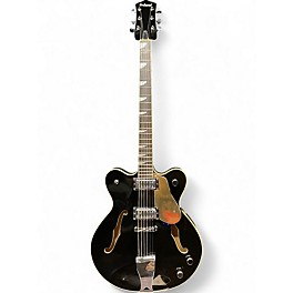 Used Eastwood Classic 6 Baritone Walnut Hollow Body Electric Guitar