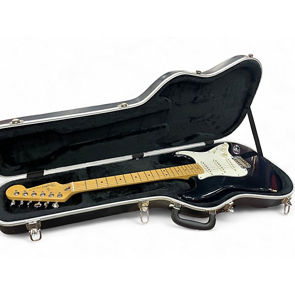 Used Fender Standard Stratocaster Black Solid Body Electric Guitar