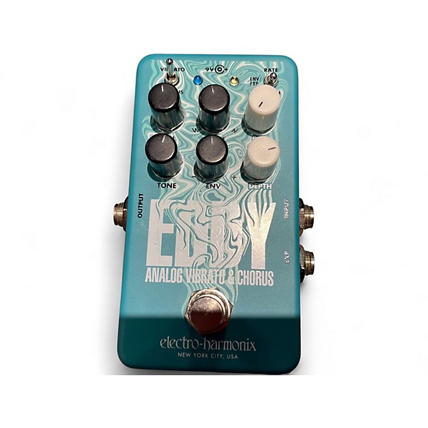 Used Electro-Harmonix EDDY ANALOG VIBRATO AND CHORUS Effect Pedal