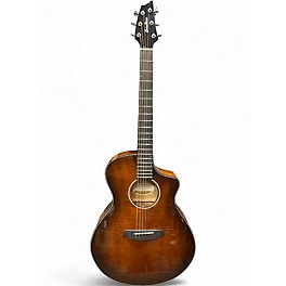 Used Breedlove Pursuit Exotic Concert Bourbon CE Myrtlewood 2 Tone Sunburst Acoustic Electric Guitar