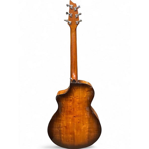 Used Breedlove Pursuit Exotic Concert Bourbon CE Myrtlewood 2 Tone Sunburst Acoustic Electric Guitar