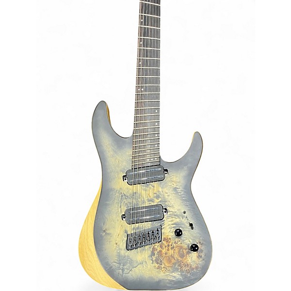 Used Schecter Guitar Research Reaper 7 2 Tone Sunburst Solid Body Electric Guitar