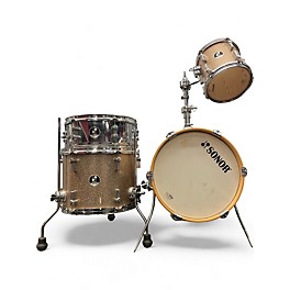 Used SONOR 4 Piece MARTINI Champagne Sparkle Drum Kit