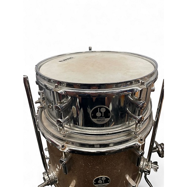 Used SONOR 4 Piece MARTINI Champagne Sparkle Drum Kit