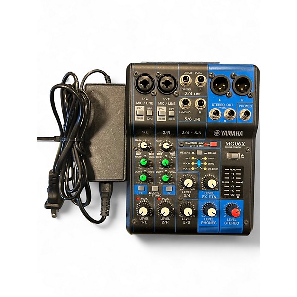 Used Yamaha MG06X Unpowered Mixer