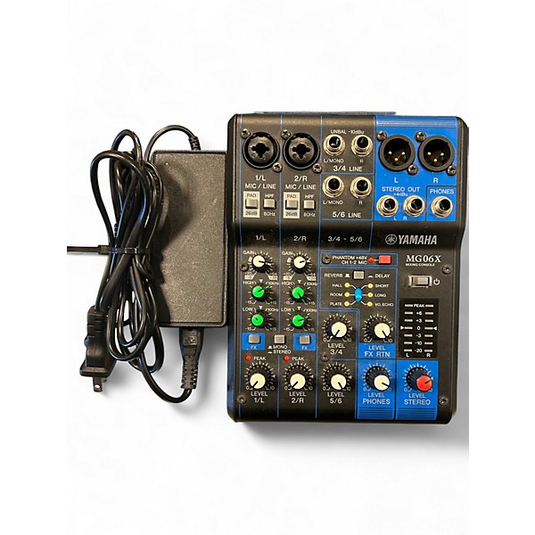 Used Yamaha MG06X Unpowered Mixer