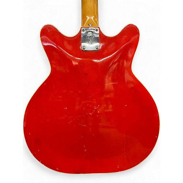 Vintage 1967 Fender Coronado Red Hollow Body Electric Guitar