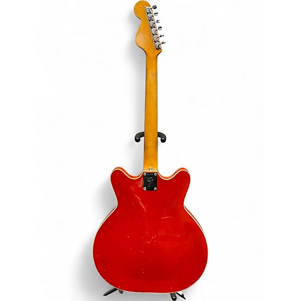 Vintage 1967 Fender Coronado Red Hollow Body Electric Guitar