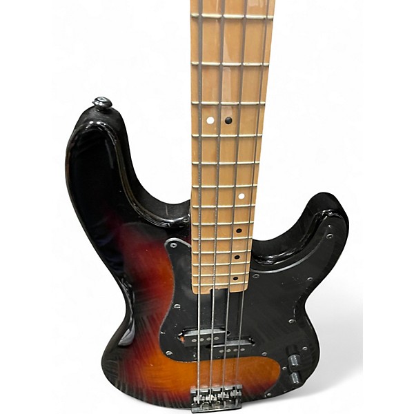 Used Schecter Guitar Research DIAMOND SERIES P4  3 Color Sunburst Electric Bass Guitar