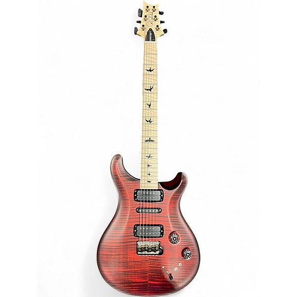 Used 2024 PRS MODERN EAGLE V FIRE RED Solid Body Electric Guitar
