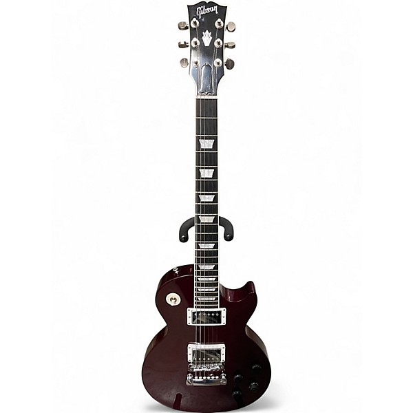 Used Gibson Les Paul Robot Wine Red Solid Body Electric Guitar