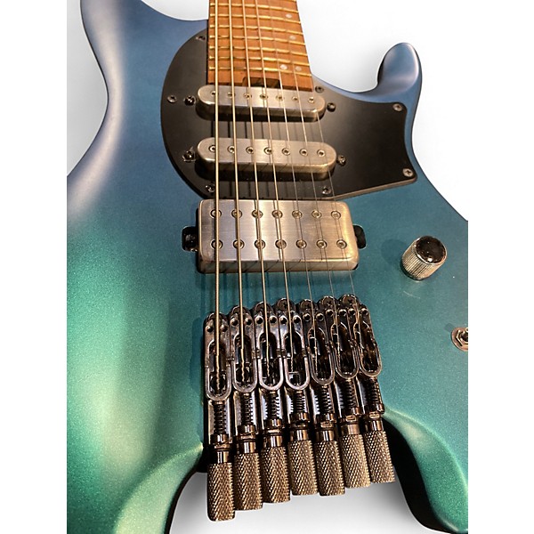 Used 2023 Ibanez Q547 chameleon blue green Solid Body Electric Guitar