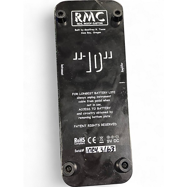 Used Real McCoy Custom RMC10 Green Sparkle Effect Pedal