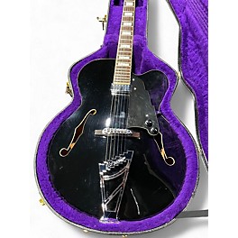 Used D'Angelico Premier EXL1 Black Hollow Body Electric Guitar