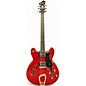Used Hagstrom Viking Candy Apple Red Hollow Body Electric Guitar thumbnail