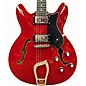 Used Hagstrom Viking Candy Apple Red Hollow Body Electric Guitar