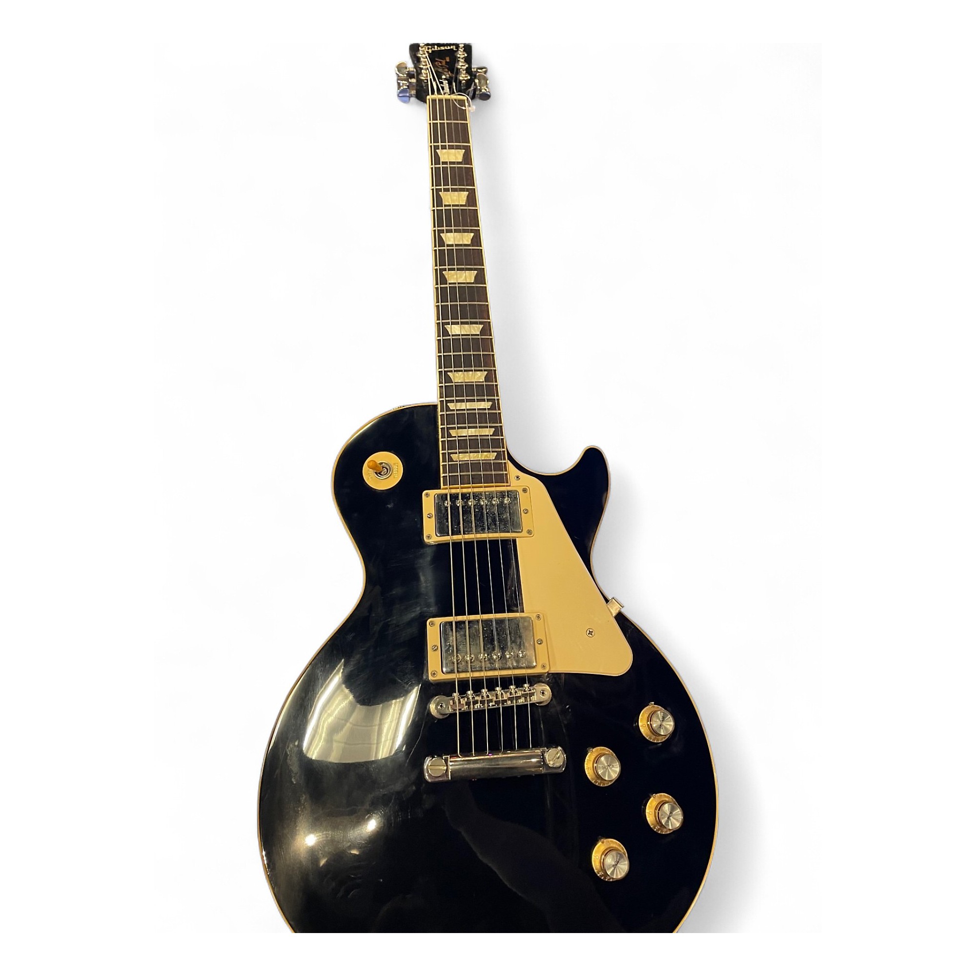 Used Gibson Les Paul Standard Black Solid Body Electric Guitar