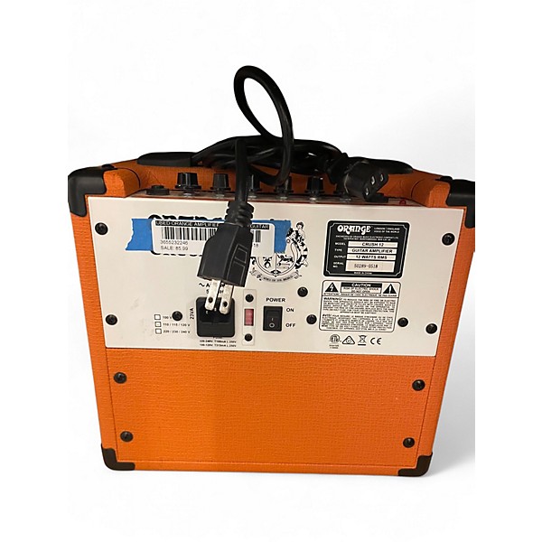 Used Orange Amplifiers Crush 12 Guitar Combo Amp