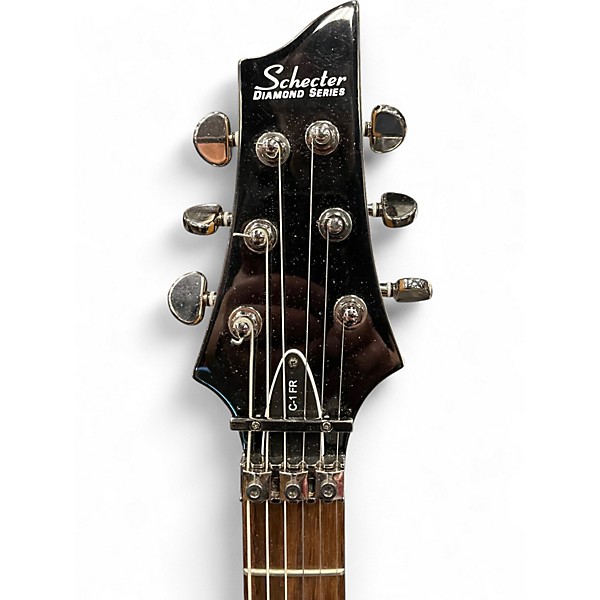 Used Schecter Guitar Research C1FR White Solid Body Electric Guitar