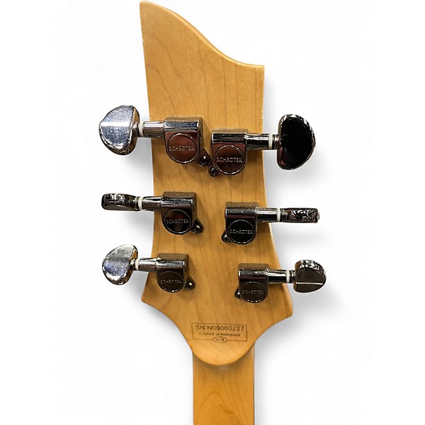 Used Schecter Guitar Research C1FR White Solid Body Electric Guitar