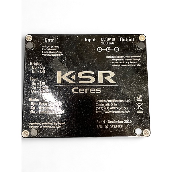 Used Ksr Ceres Pedal