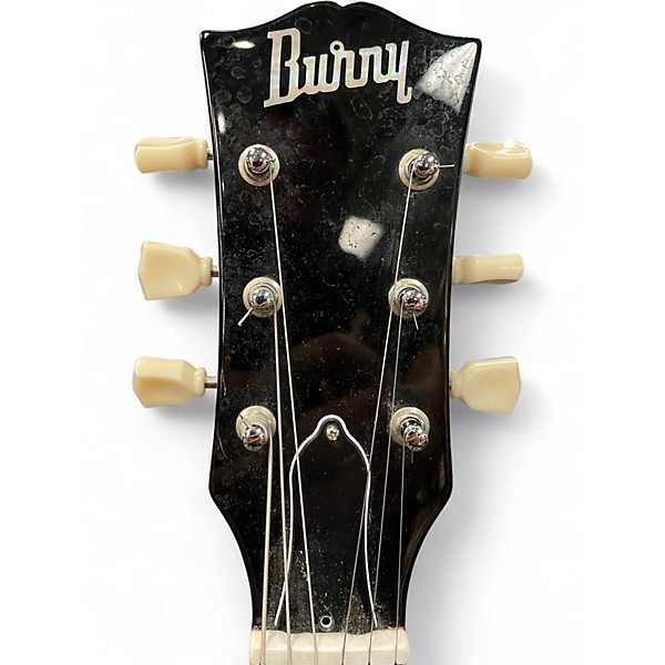 Used Burny LG-75 Cherry Sunburst Solid Body Electric Guitar