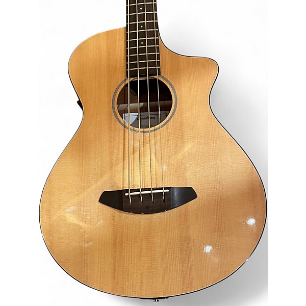 Used Breedlove Passport Bass Natural Acoustic Bass Guitar