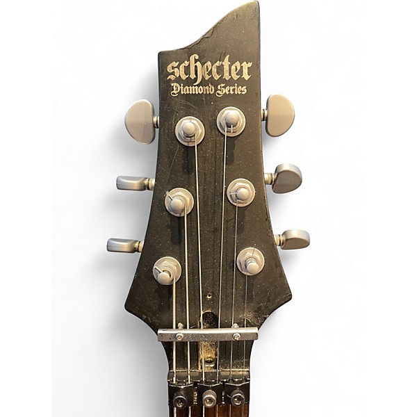 Used Schecter Guitar Research C1-FR Gloss Black Solid Body Electric Guitar