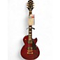 Used 2023 Epiphone Les Paul Studio Crimson Red Trans Solid Body Electric Guitar thumbnail