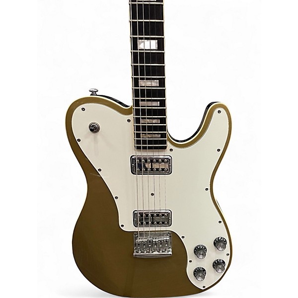 Used Schecter PT Fastback Gold Solid Body Electric Guitar