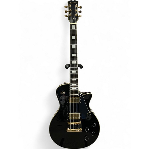 Used Samick LC650 BLACK Solid Body Electric Guitar