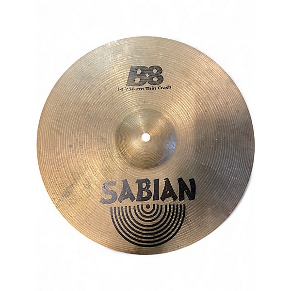 Used SABIAN 14in B8 Thin Crash Cymbal