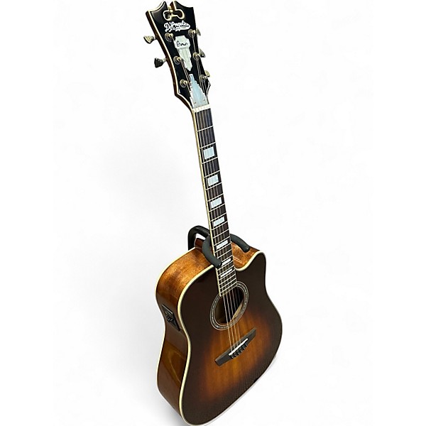 Used D'Angelico dapgc10SBG 2 Tone Sunburst Acoustic Electric Guitar