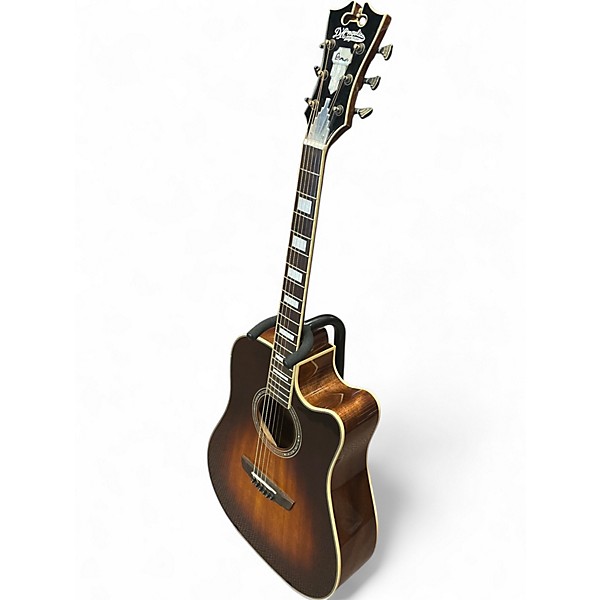 Used D'Angelico dapgc10SBG 2 Tone Sunburst Acoustic Electric Guitar