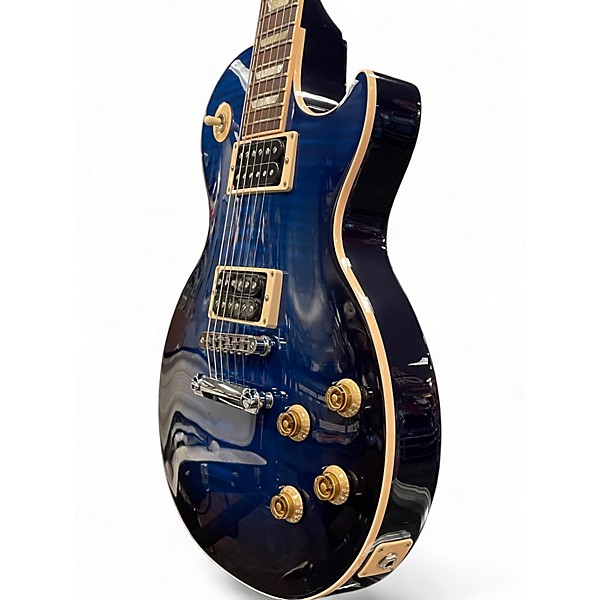 Used 2013 Gibson Les Paul Classic Manhattan Midnight Solid Body Electric Guitar