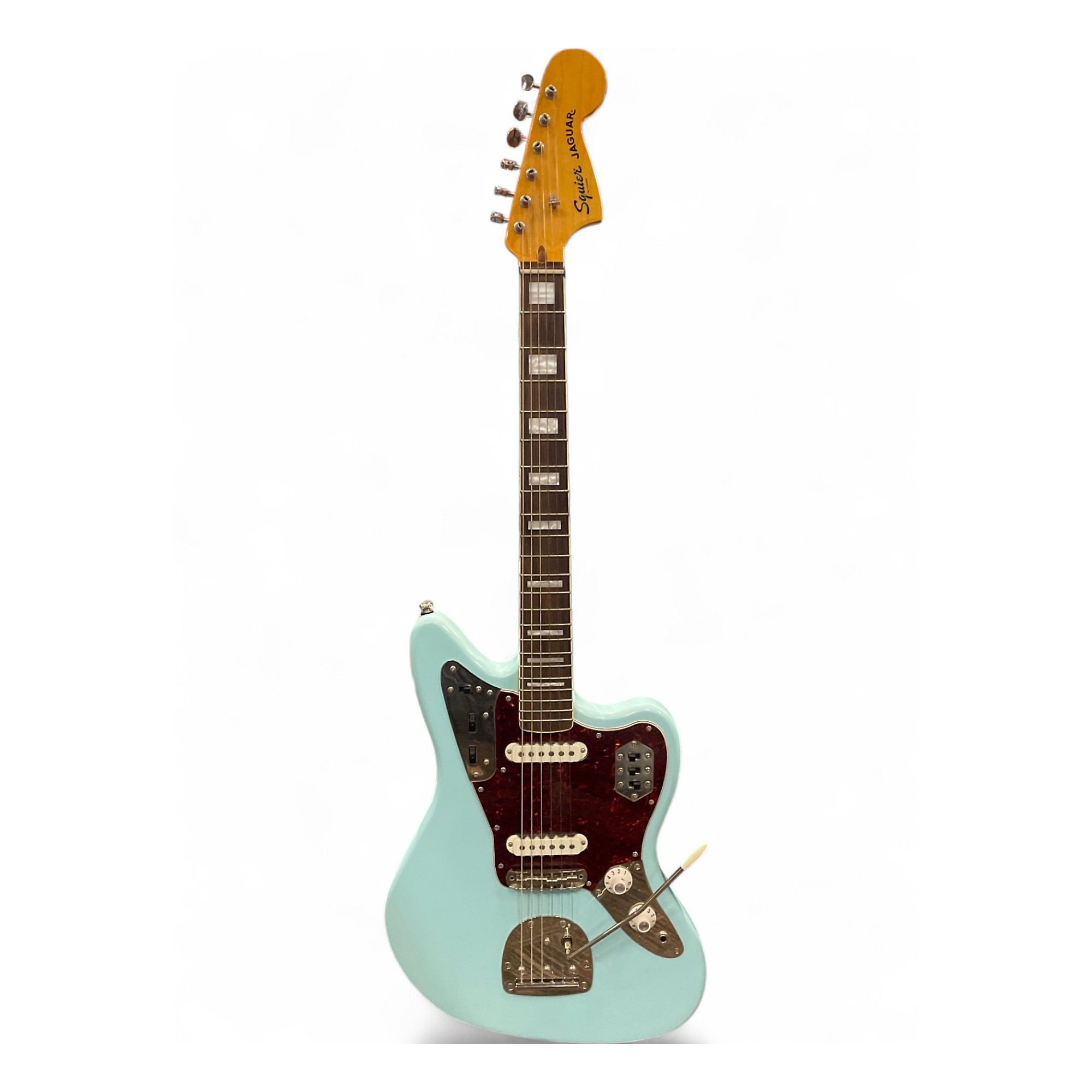 ギター Squier ClassicVibe 70s Jaguar DaphneBlue Used Squier Classic Vibe '70s Jaguar Daphne Blue Solid Body