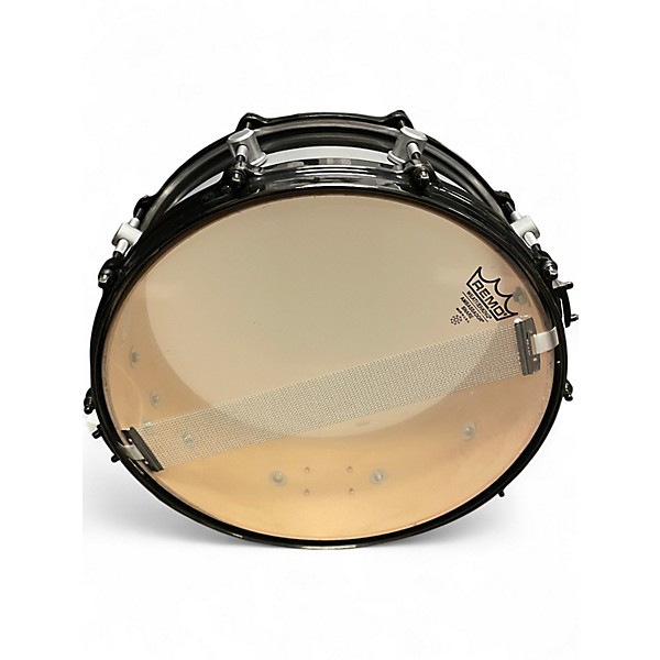 Used Spaun 14in Snare black and silver stripe Drum