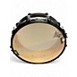 Used Spaun 14in Snare black and silver stripe Drum