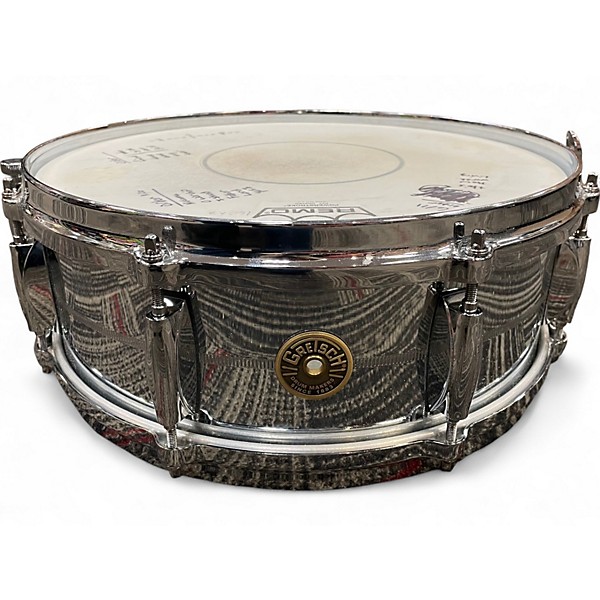 Used Gretsch Drums 5X14 G4160 CUSTOM CHROME OVER BRASS Drum