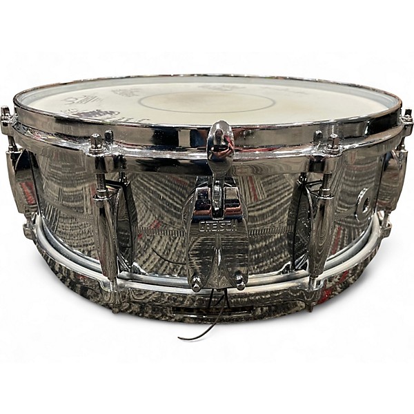 Used Gretsch Drums 5X14 G4160 CUSTOM CHROME OVER BRASS Drum