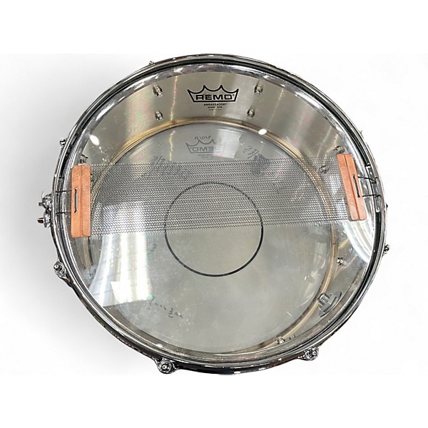 Used Gretsch Drums 5X14 G4160 CUSTOM CHROME OVER BRASS Drum