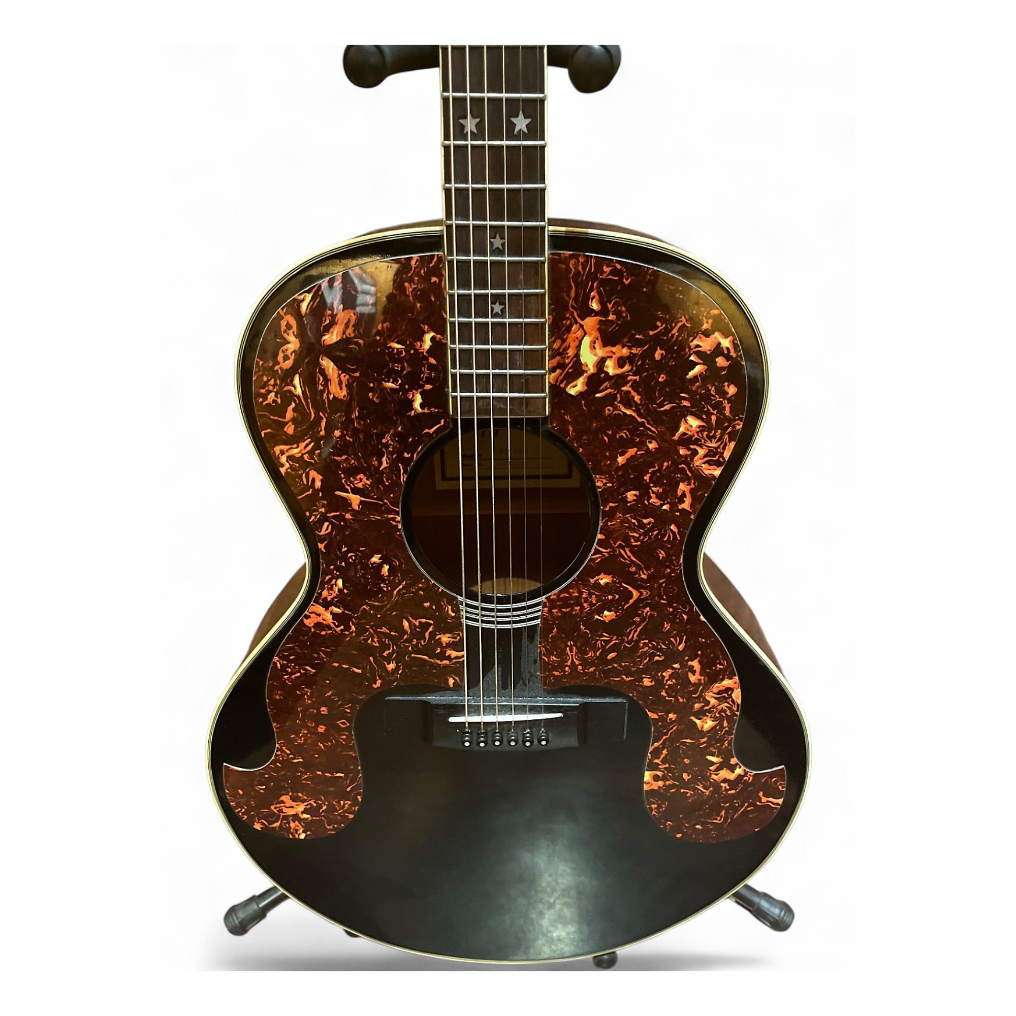 ギター Epiphon SQ-180 Used Epiphone Neil Diamond SQ-180 Black Acoustic Guitar