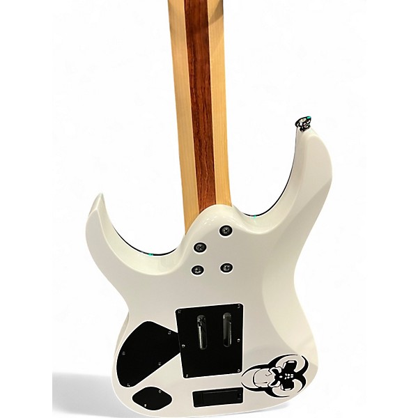 Used Ibanez RGIR20E Iron Label White Solid Body Electric Guitar