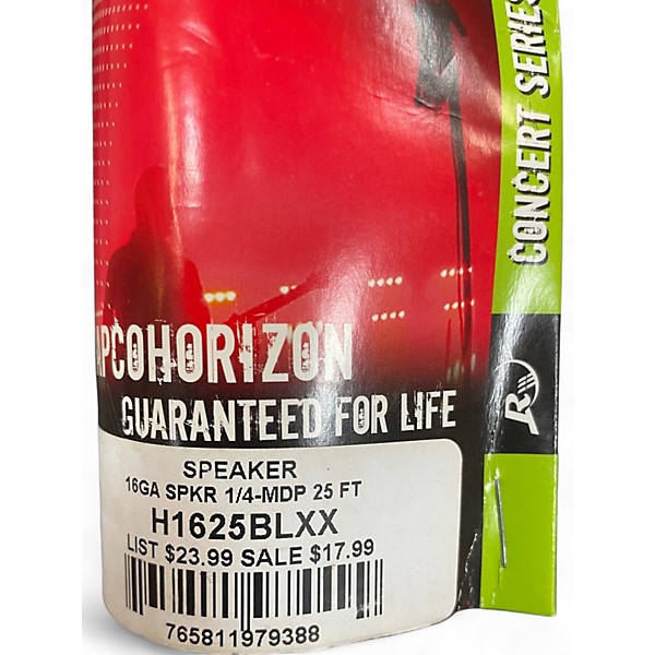Used Rapco Horizon 16GA SPKR 1/4"-MDP 25FT