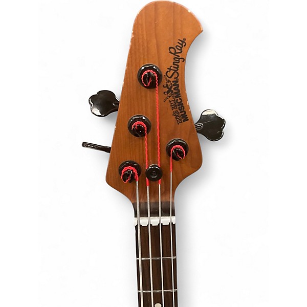 Used Ernie Ball Music Man Stingray 4 String Blue Electric Bass Guitar