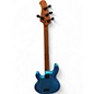 Used Ernie Ball Music Man Stingray 4 String Blue Electric Bass Guitar