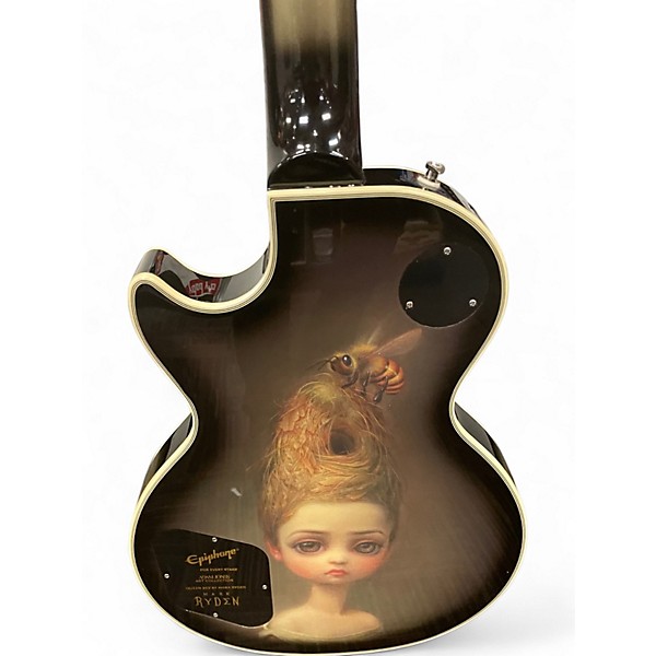 Used Epiphone ADAM JONES LES PAUL QUEEN BEE Silverburst Solid Body Electric Guitar